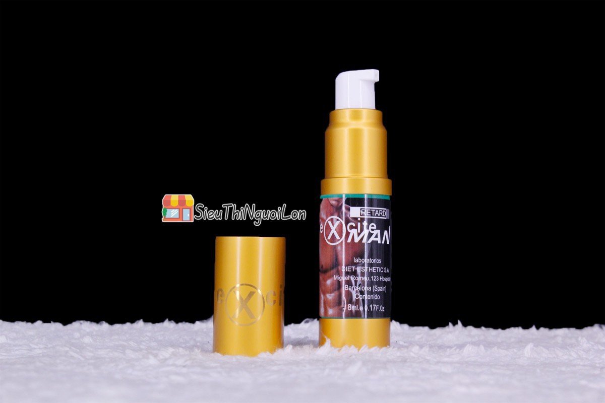 Chai xịt giữ dương vật cương cứng màu đen - Ảnh 4