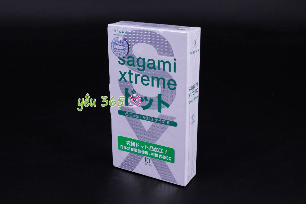 Bao cao su Sagami xtreme hộp 10 bao - Ảnh 3