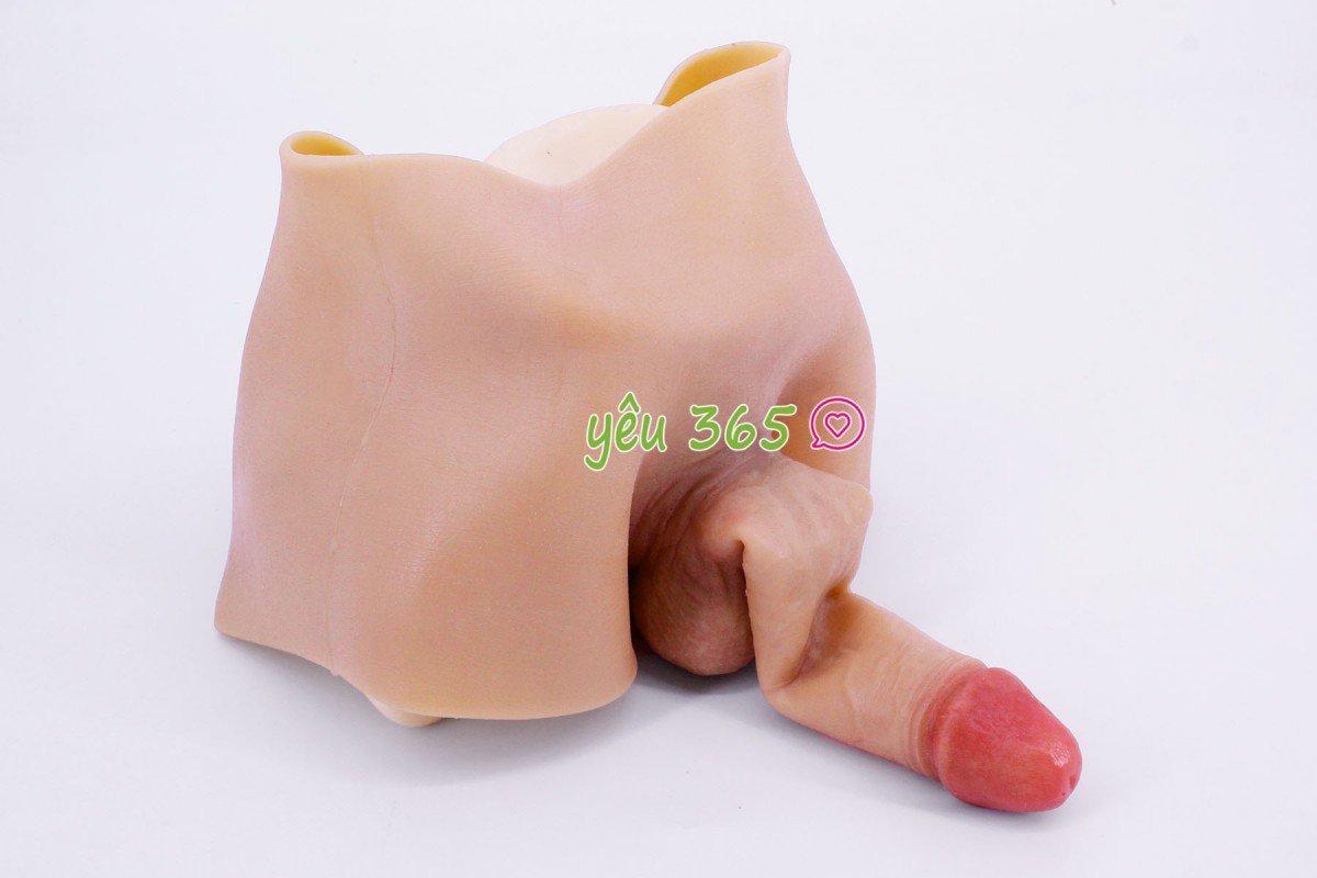 Quần silicon gắn dương vật giả rỗng ruột siêu mềm - Ảnh 3