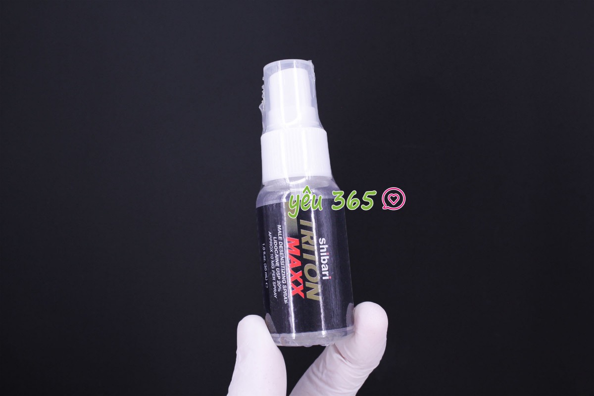 Chai xịt ngăn xuất tinh sớm Shibari Triton Maxx - Ảnh 4