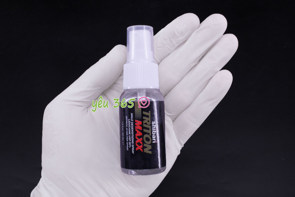 Chai xịt ngăn xuất tinh sớm Shibari Triton Maxx - Ảnh 5