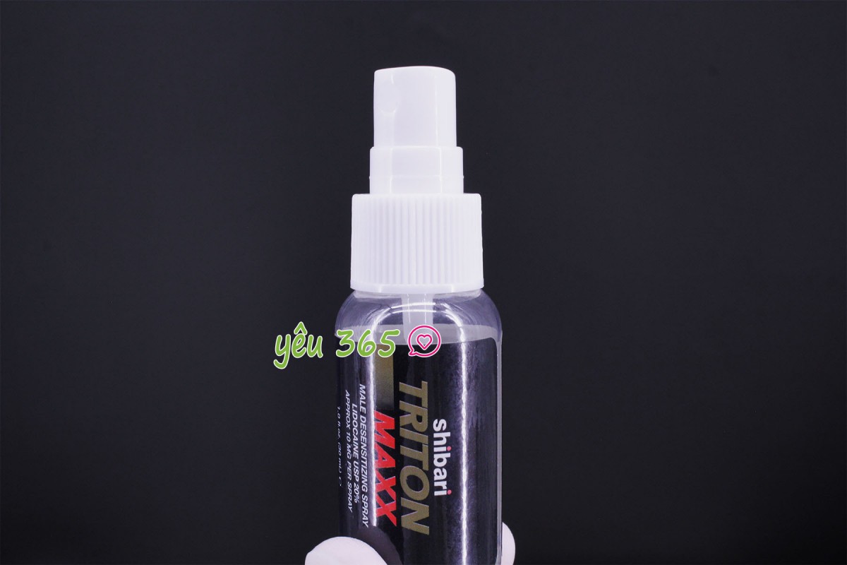 Chai xịt ngăn xuất tinh sớm Shibari Triton Maxx - Ảnh 6