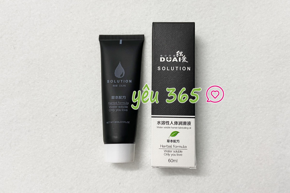 Gel bôi trơn gốc nước nhẹ dịu Solution - Ảnh 2