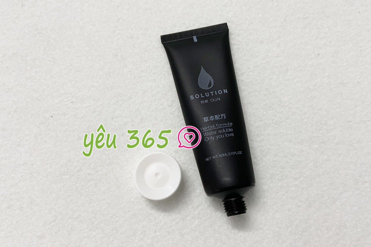 Gel bôi trơn gốc nước nhẹ dịu Solution - Ảnh 3