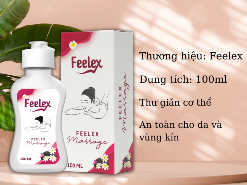 Tinh dầu mát xa Feelex dung tích 100ml - Ảnh 4