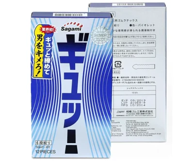 Bao cao su Sagami tight fit hộp 12 bao
