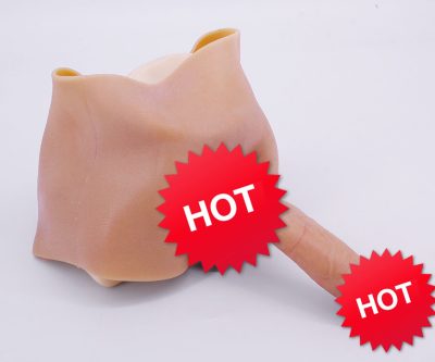 Quần silicon gắn dương vật giả rỗng ruột siêu mềm